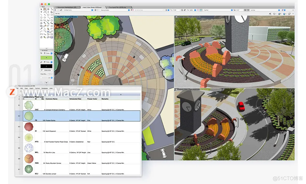 苹果Mac 3D 建模渲染软件：Vectorworks_3D 建模渲染软件